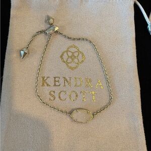 Kendra Scott Gold and White Bracelet